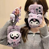 Kuromi Plush Winter Case for iPhone